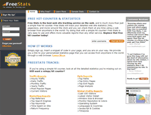 Tablet Screenshot of freestats.com